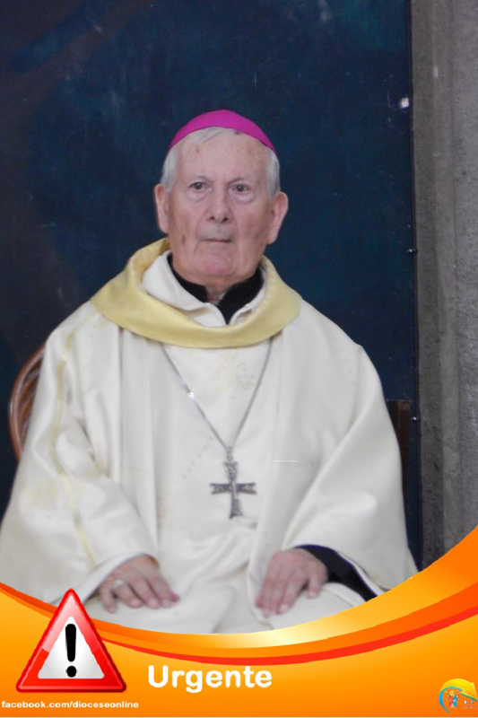 Bispo Emérito internado em estado grave 