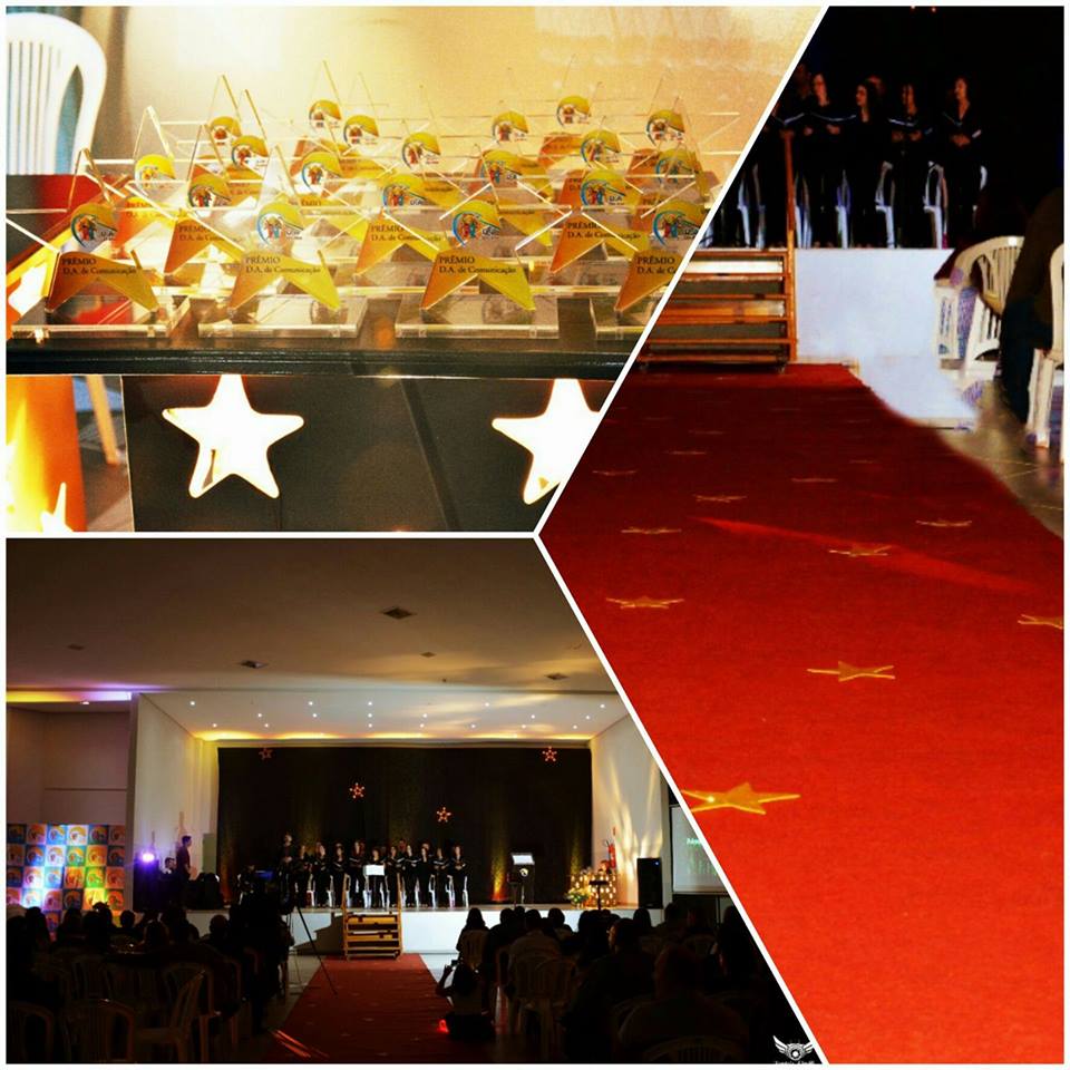 Nota de agradecimento pela realização do Prêmio D.A de Comunicação 