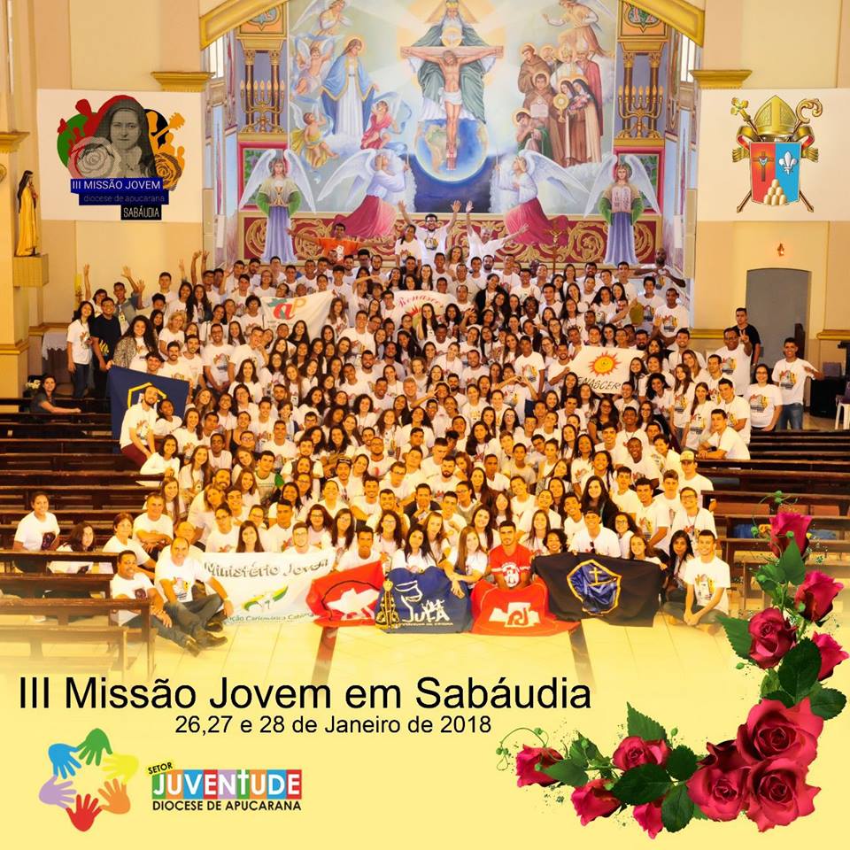 III Missão Jovem da Diocese de Apucarana na cidade de Sabáudia