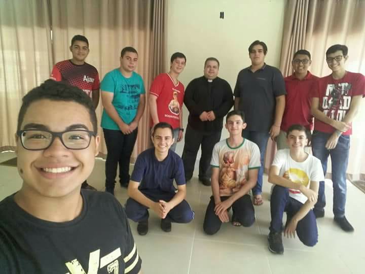 Primeiro retiro espiritual dos seminaristas do Seminário Menor Diocesano 