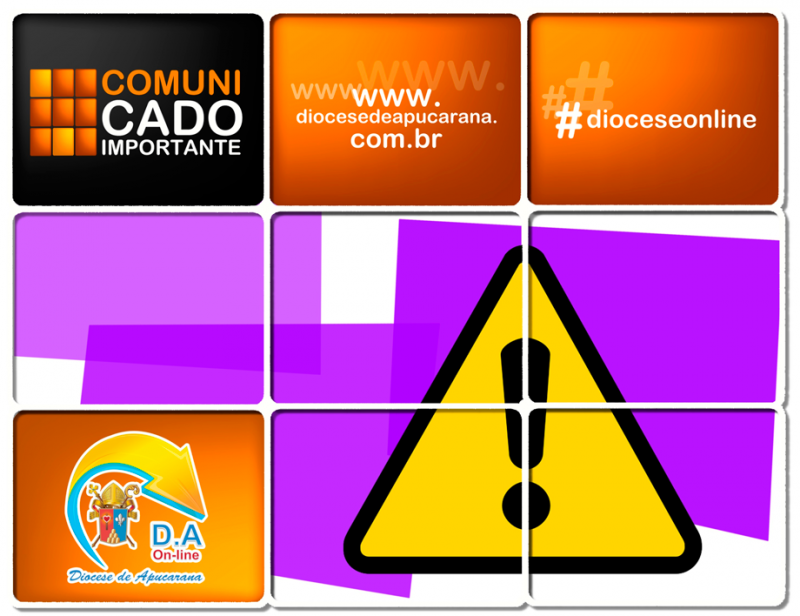 Assessor diocesano da PASCOM/D.A tem um pedido para toda diocese