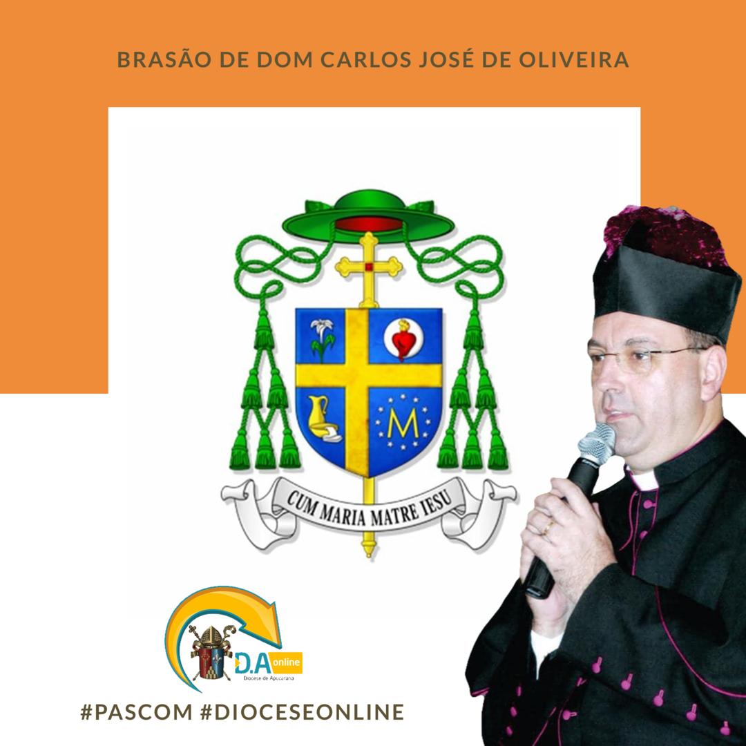 APRESENTAÇÃO DO BRASÃO ECLESIÁSTICO DE DOM CARLOS JOSÉ DE OLIVEIRA – BISPO DE APUCARANA - PARANÁ
